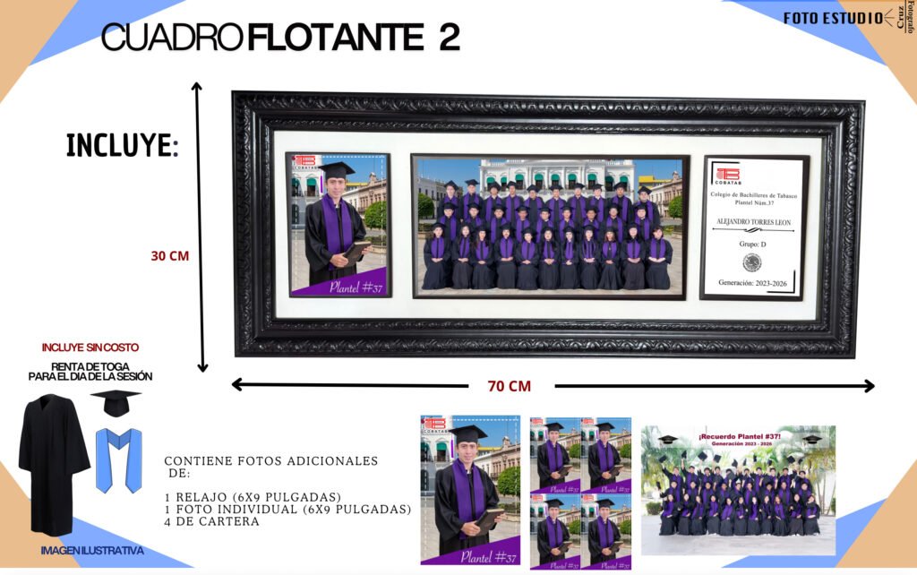 CUADRO FLOTANTE 2 $1,080
