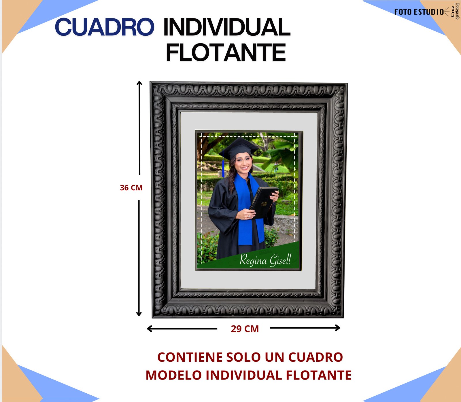 CUADRO INDIVIDUAL FLOTANTE $650